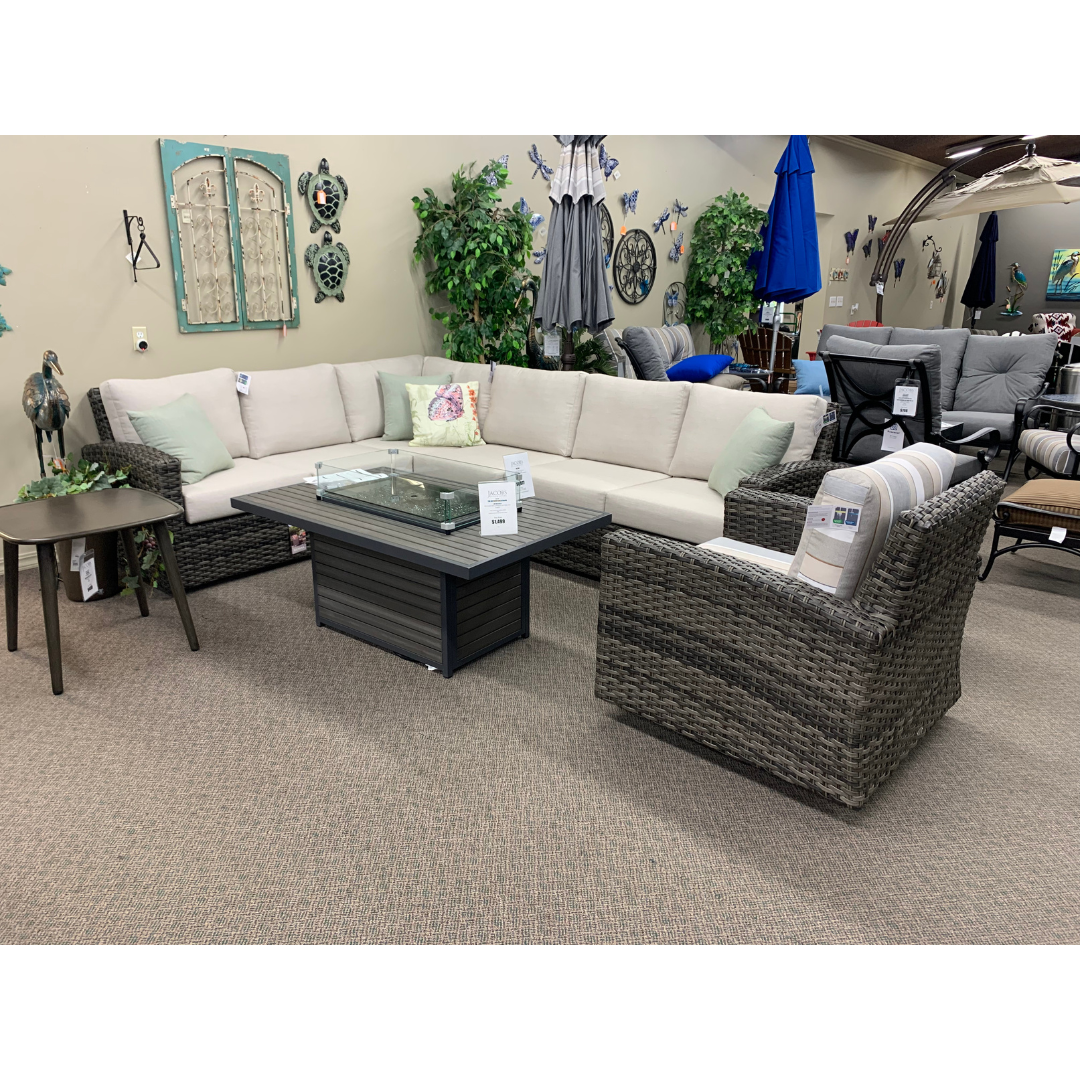 Ratana Portfino Deep Seating Sectional is available at Jacobs Custom Living in Spokane Valley, WA.