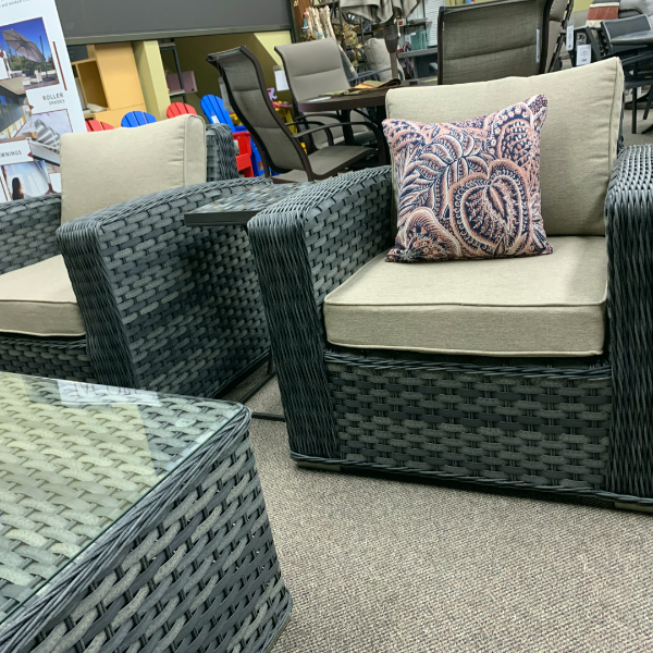 Alfresco Home Luna Wicker Sofa Set at Jacobs Custom Living Spokane Valley WA, 99037