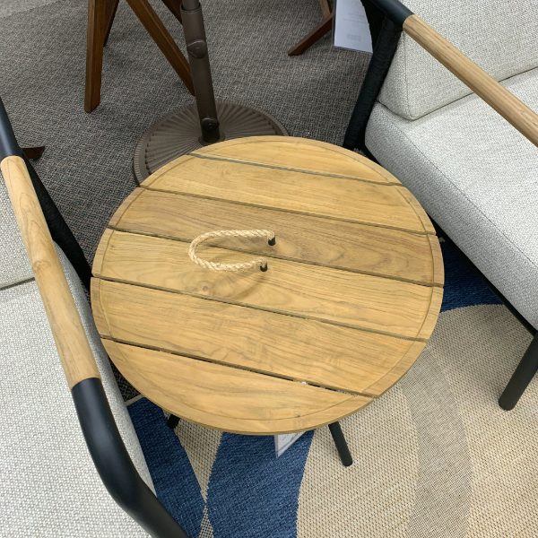 Alfresco Home Elle Belt Teak Top Coffee Tables (set of 2) at Jacobs Custom Living Spokane Valley WA, 99037