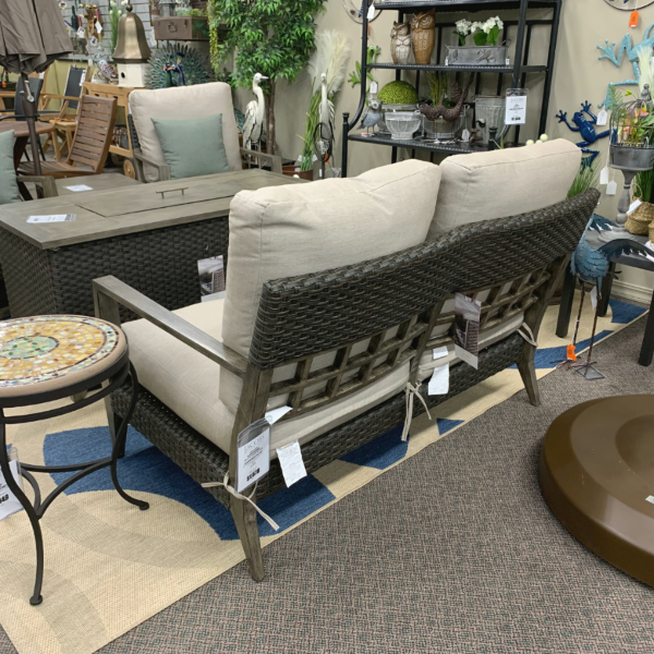 Alfresco Home Cedarbrook Deep Seating Loveseat at Jacobs Custom Living Spokane Valley WA, 99037