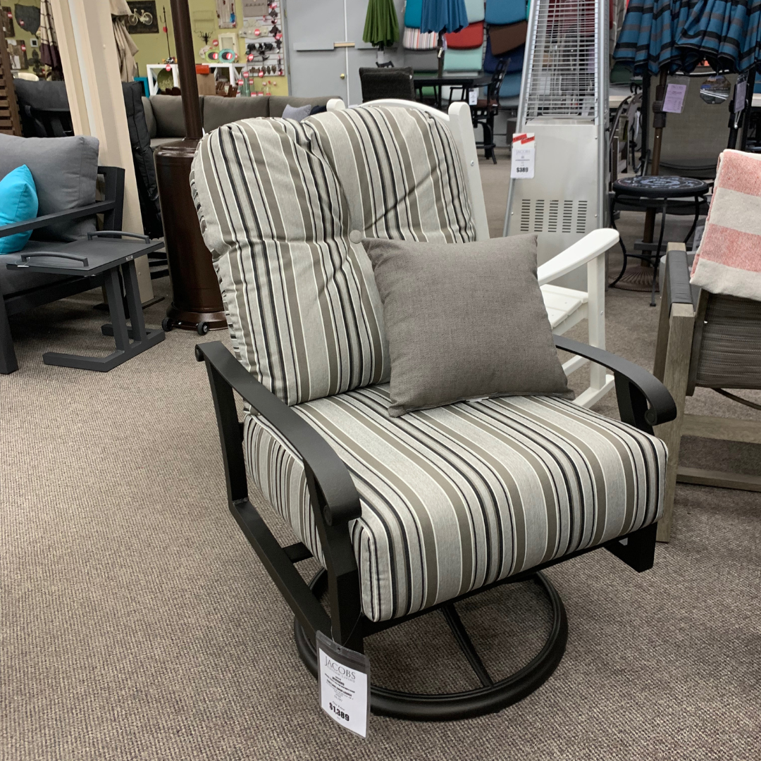 Woodard Cortland Deep Seating Swivel Rocker | Jacobs Custom Living