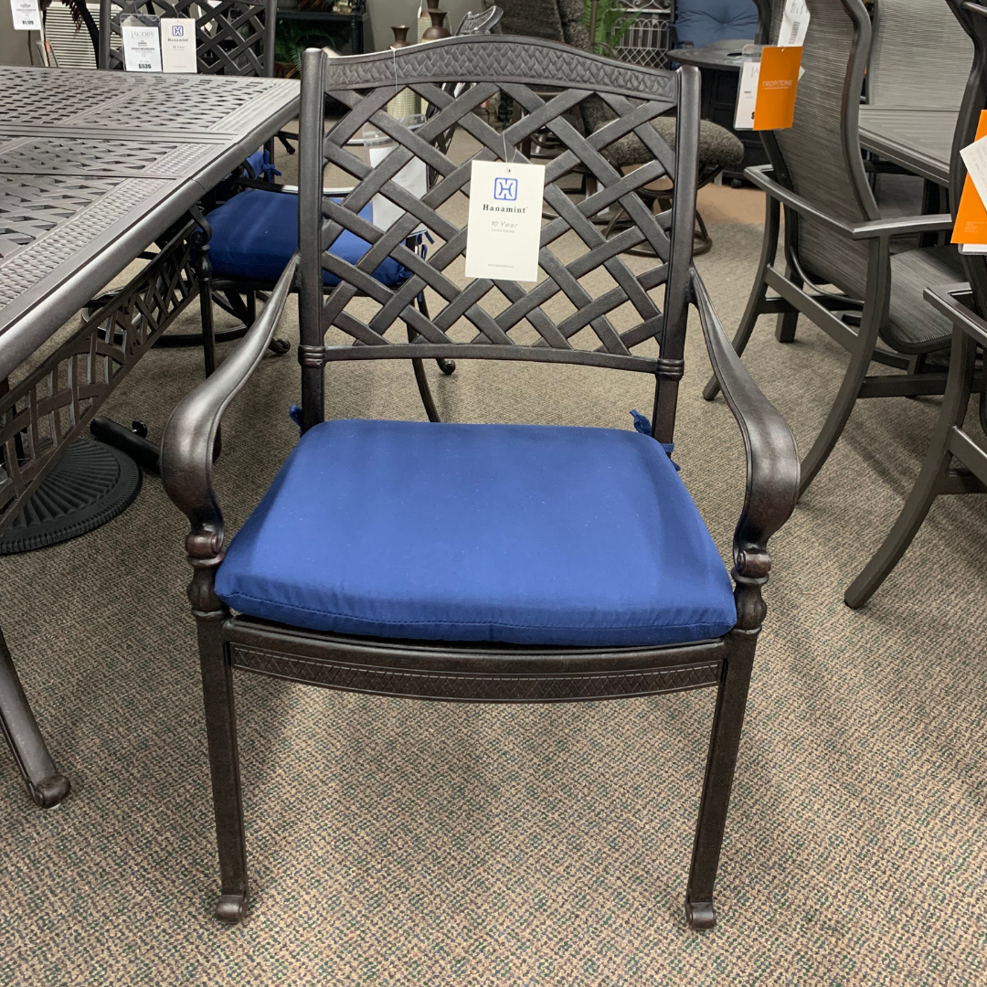 Hanamint Berkshire dining chair is available at Jacobs Custom Living Spokane Valley showroom.