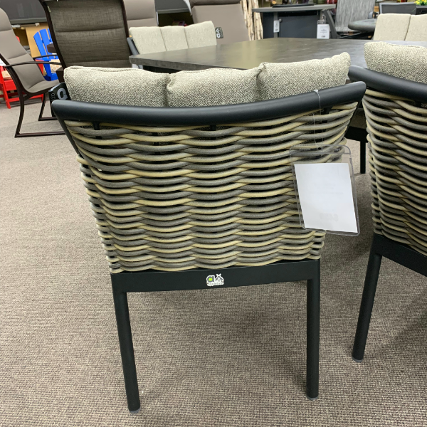 Alfresco Home Milou Wicker Dining Arm Chair at Jacobs Custom Living Spokane Valley WA, 99037