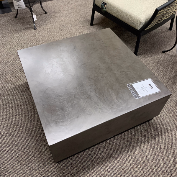 Alfresco Home Crete 30" Square LWC/Aluminum Coffee Table at Jacobs Custom Living Spokane Valley WA, 99037