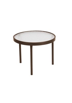 Tropitone Obscure Glass 20" Round Tea Table is available at Jacobs Custom Living in Spokane Valley WA.