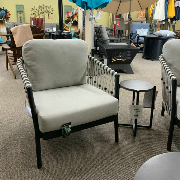 Alfresco Home Crete Soul 13.5" Round LWC Coffee Side Table at Jacobs Custom Living Spokane Valley WA, 99037