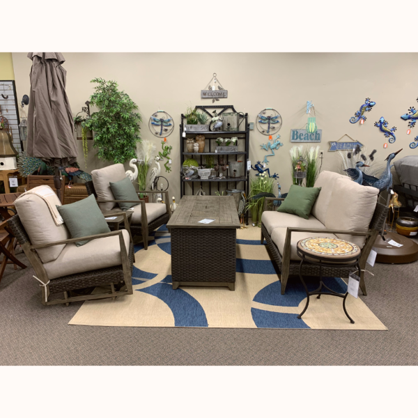 Alfresco Home Cedarbrook Deep Seating Loveseat at Jacobs Custom Living Spokane Valley WA, 99037