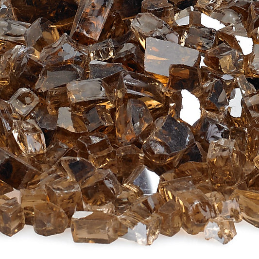 American Fire Glass Copper Reflective Fire Glass Fire Media Kit