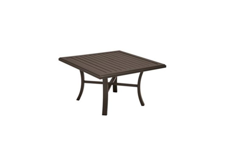 Tropitone Banchetto 42" Square Chat Table is available at Jacobs Custom Living in Spokane Valley WA