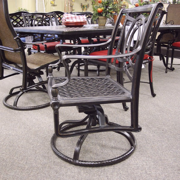 Gensun Casual Bel Air Outdoor Patio Dining Swivel Rocker