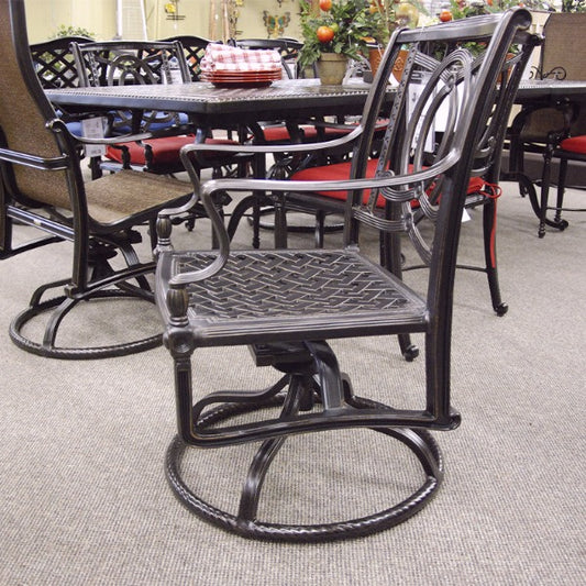 Gensun Casual Bel Air Outdoor Patio Dining Swivel Rocker