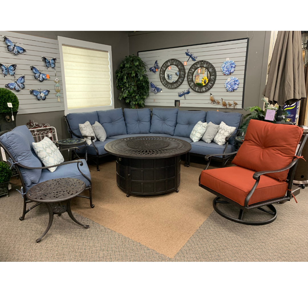 Hanamint Mayfair Outdoor Patio Deep Seating Club Swivel Rocker