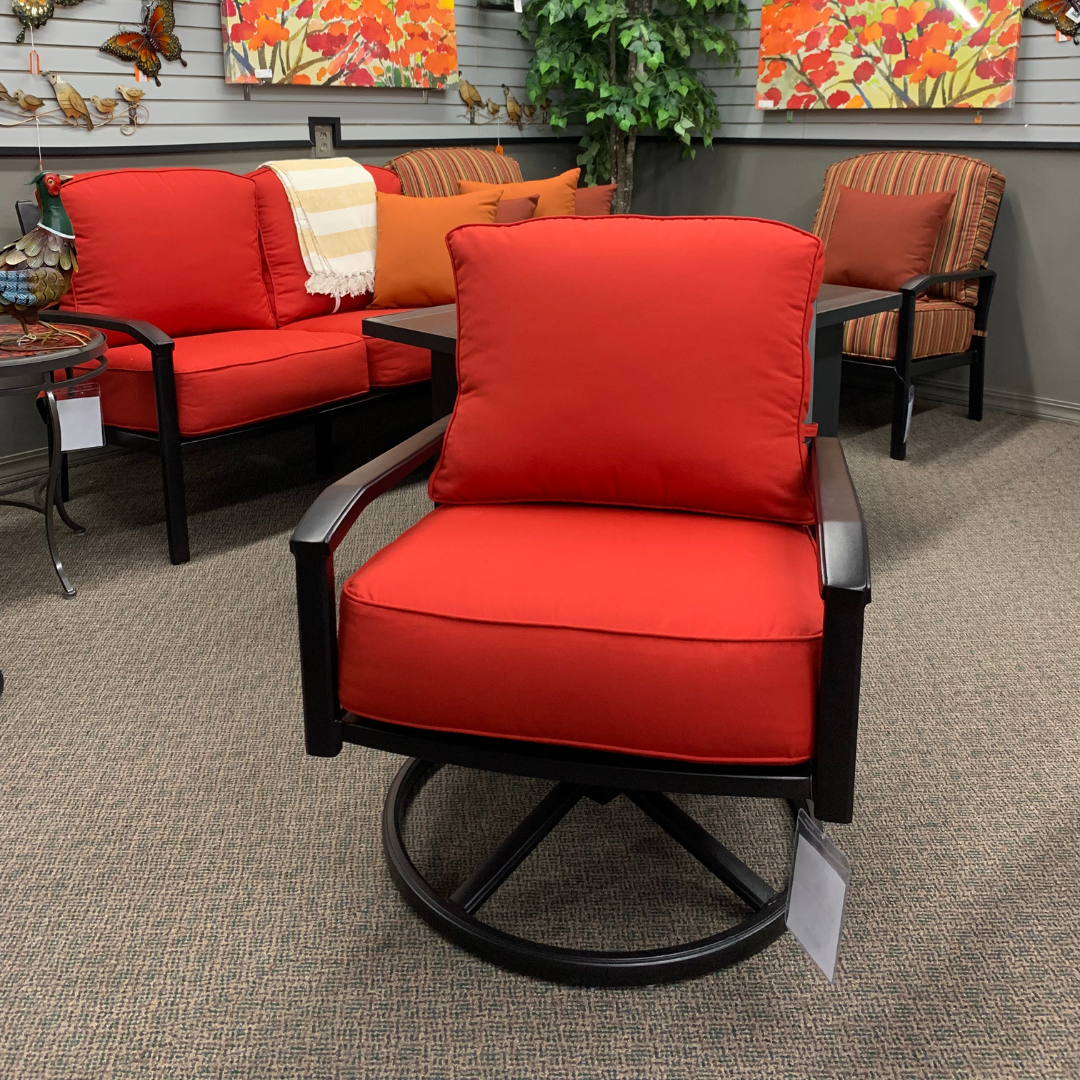 Shop Local Spokane Valley, WA for the best Outdoor Patio Westfield Club Swivel Rocker from Hanamint available at Jacobs Custom Living in Spokane Valley, WA 