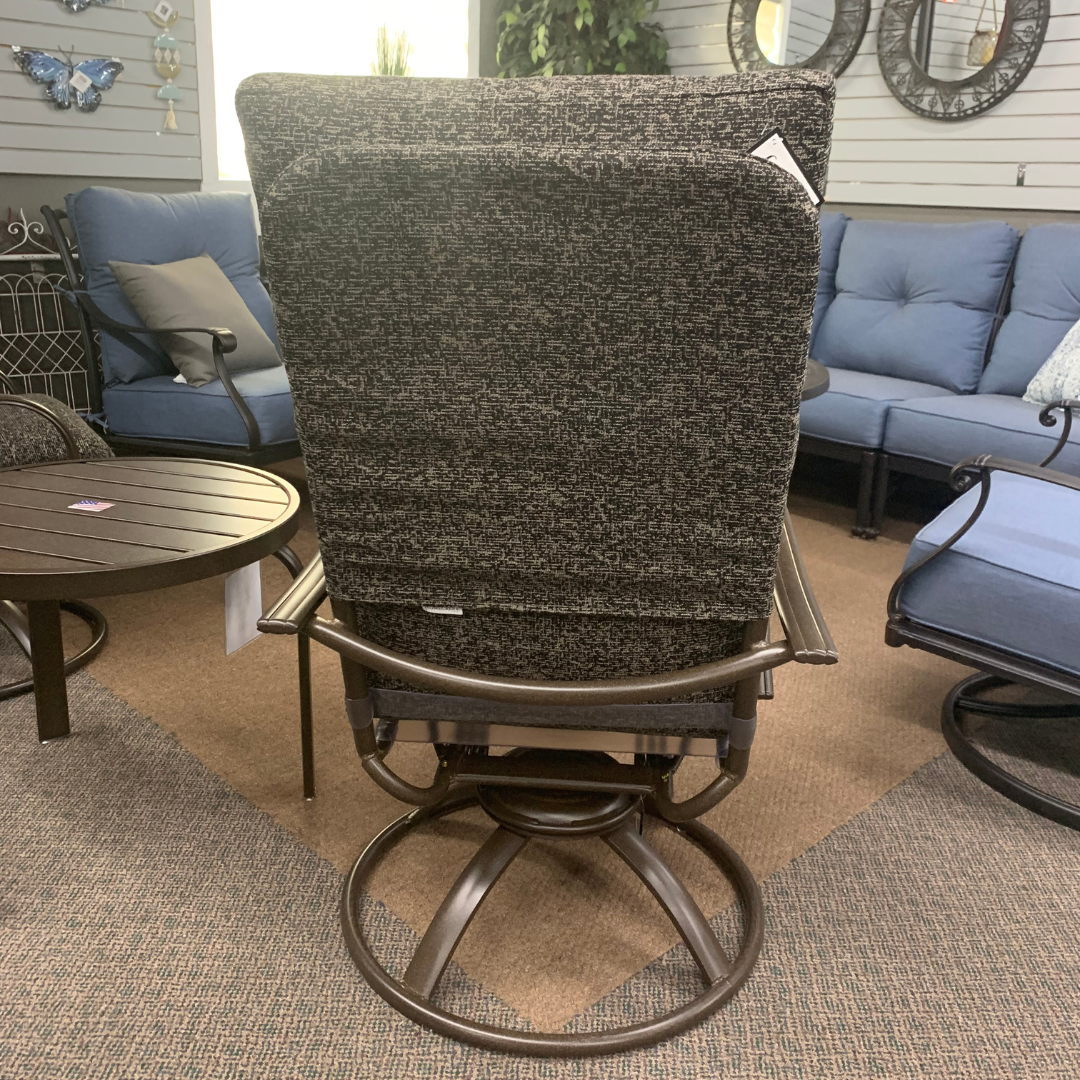Homecrest Hollyhill Cushion High Back Swivel Rocker is available at Jacobs Custom Living in Spokane Valley, WA