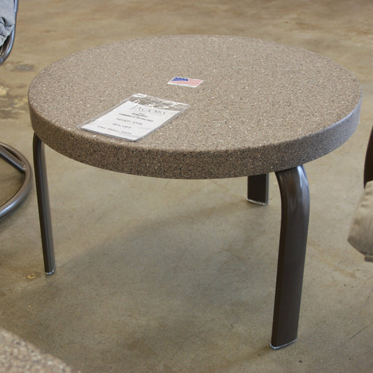 Homecreat Stonegate 24" Round Side Table | Jacobs Custom Living