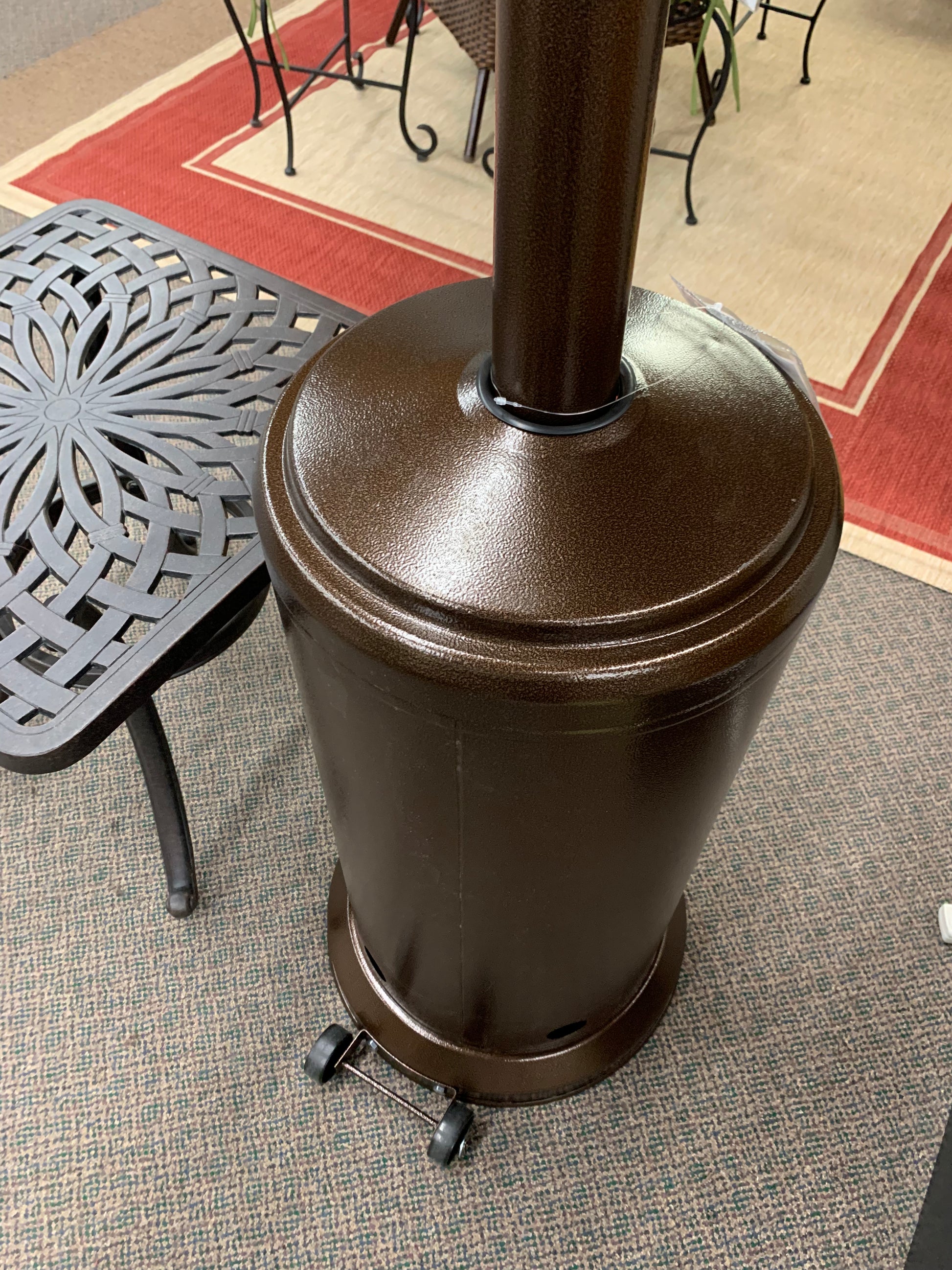 Paca Steel Propane Heater Bronze is available at Jacobs Custom Living in Spokane Wa