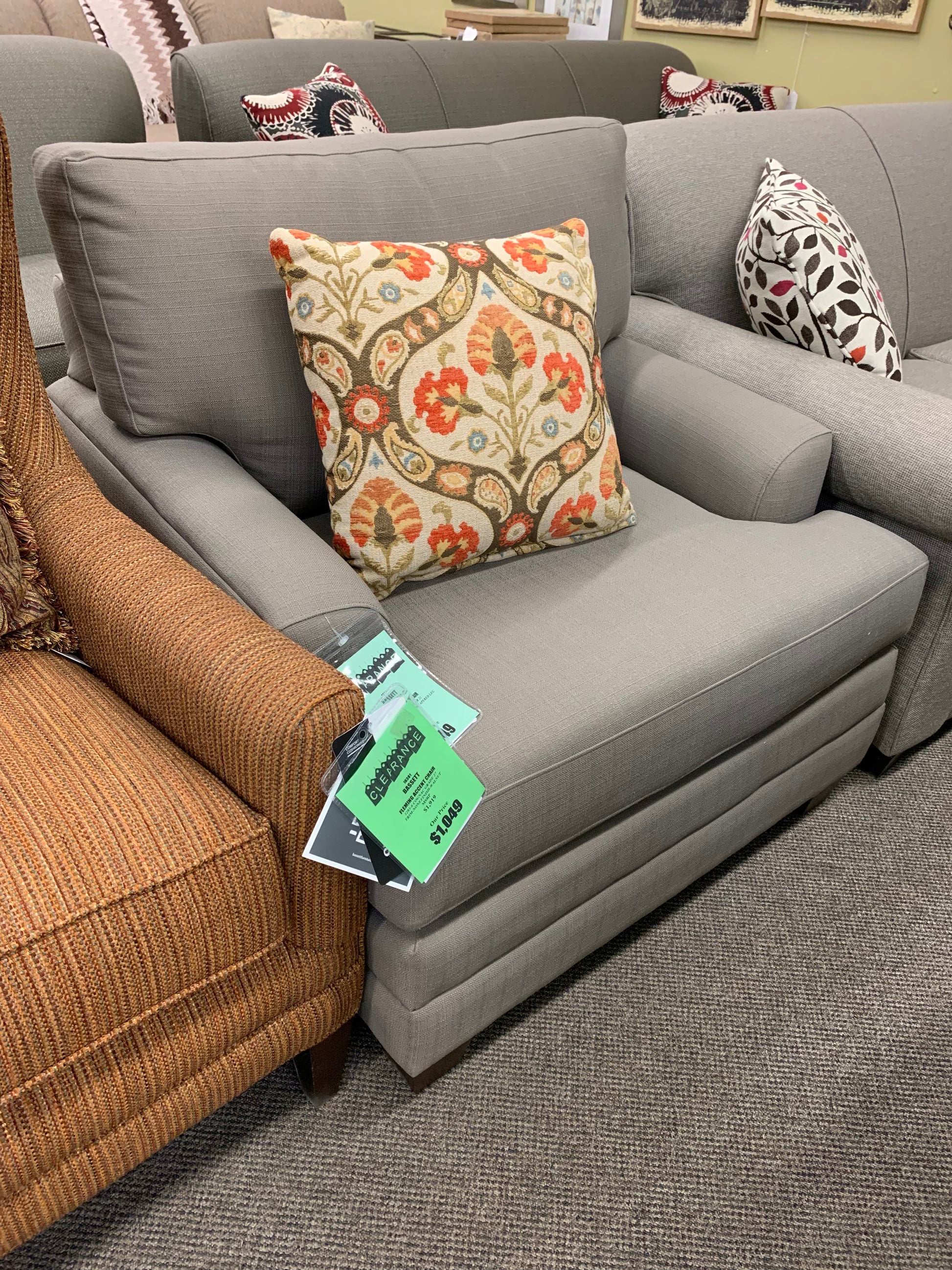 Bassett CU.2 Wedge Arm Chair is available at Jacobs Custom Living in Spokane Valley WA. 