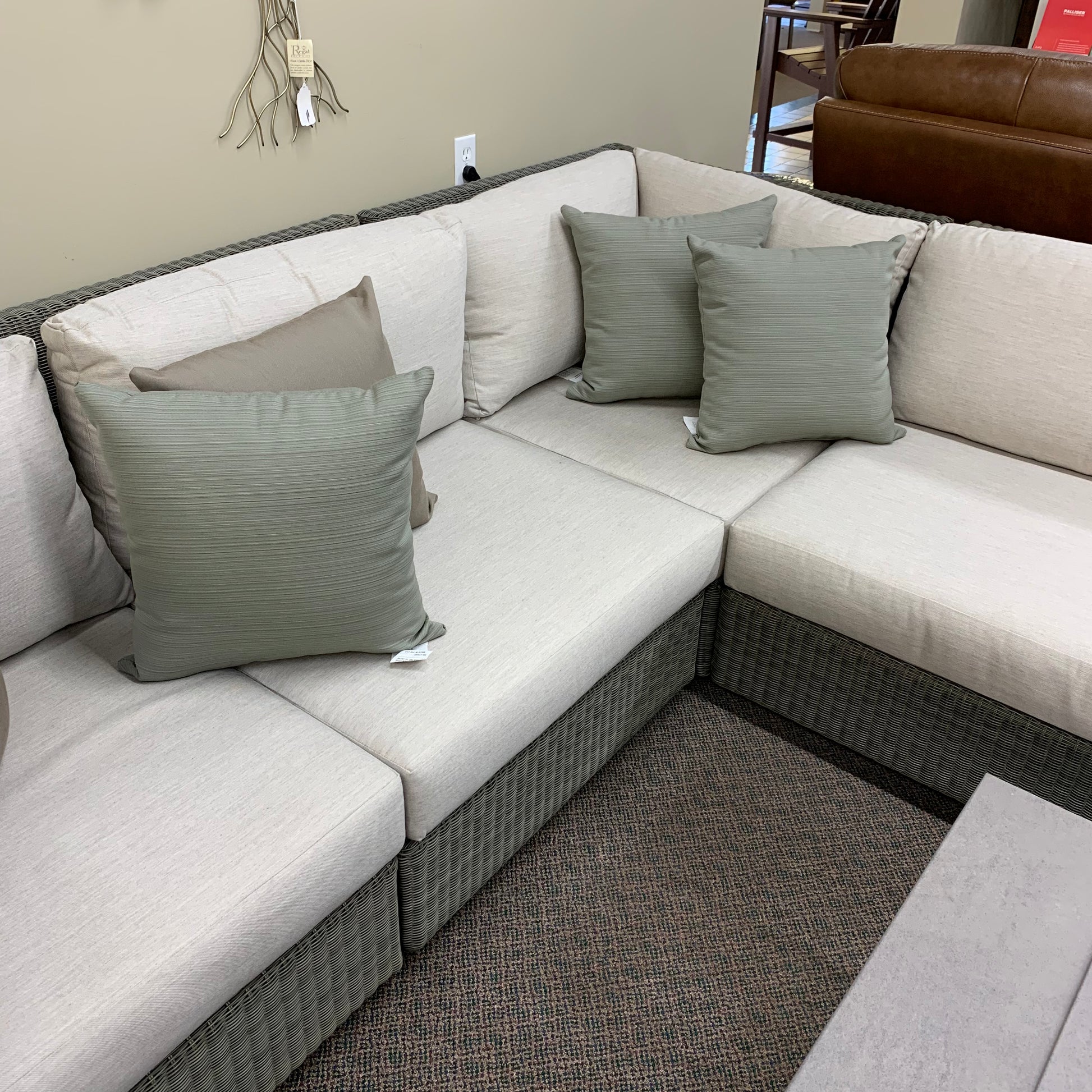 Kingsley Bate Westport Deep Seating Armless Sectional | Jacobs Custom Living