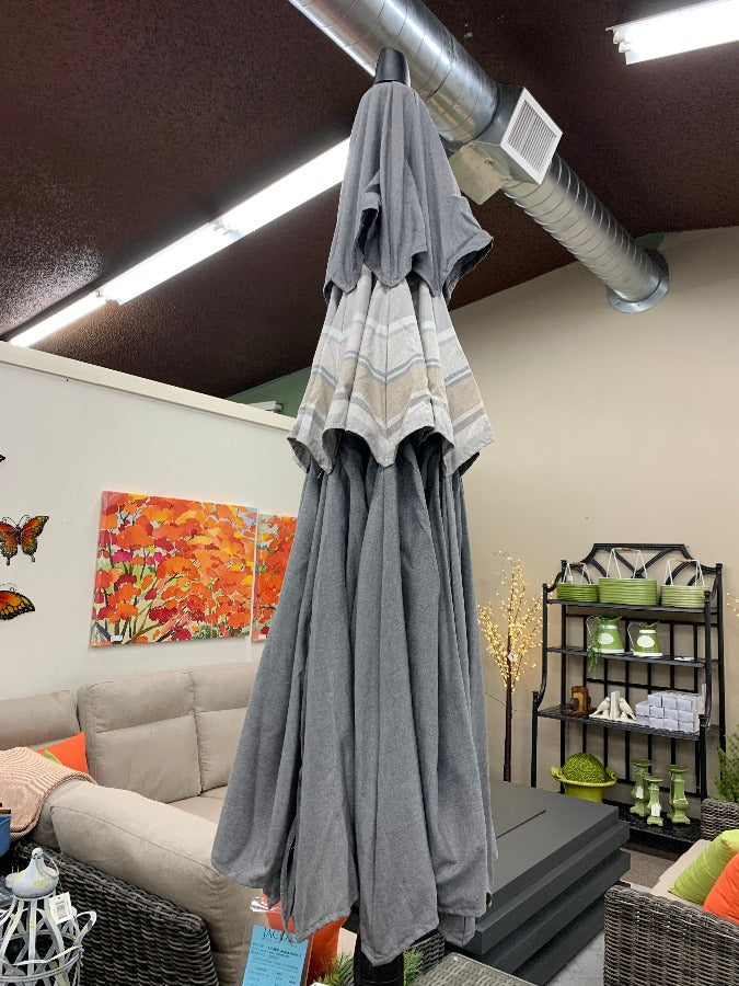 Treasure Garden 9' DWV Patio Umbrella in Cast Ash/Trusted Fog is available in our Jacobs Custom Living Spokane Valley showroom.