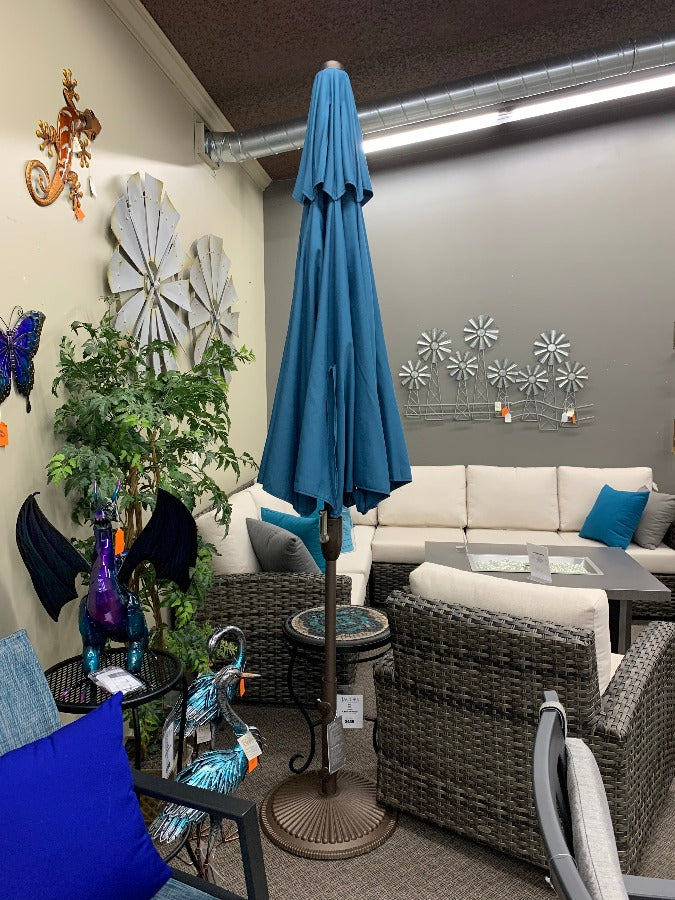 Treasure Garden 9' SWV Patio Umbrella in Surf is available in our Jacobs Custom Living Spokane Valley showroom.
