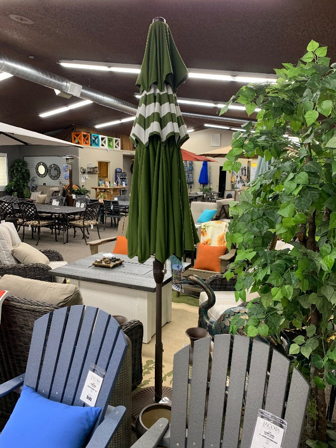 Treasure Garden 9' DWV Patio Umbrella in Reseda / Kinzie Grass is available in our Jacobs Custom Living Spokane Valley showroom.
