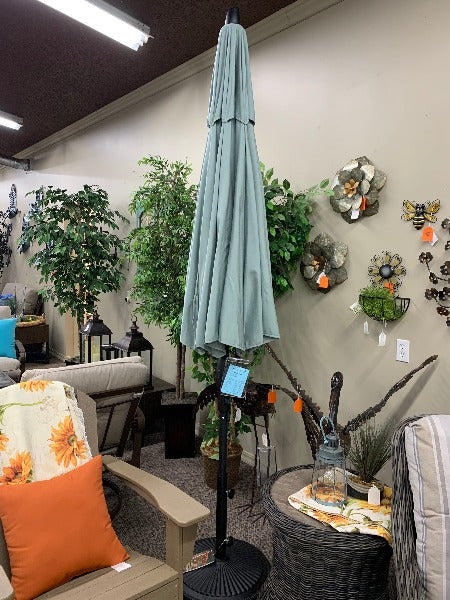 Treasure Garden 9' SWV Patio Umbrella in Spa