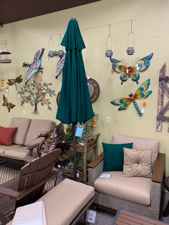 Treasure Garden 9' SWV Patio Umbrella in Forest Green is available in our Jacobs Custom Living Spokane Valley showroom.