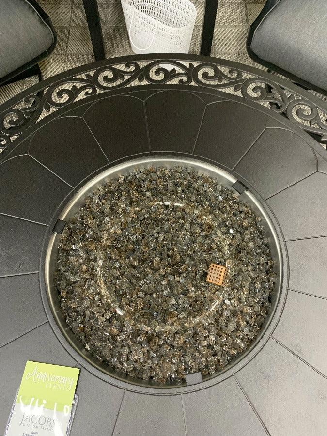 Alfresco Home Bellagio 48" Round Gas Chat Fire Pit at Jacobs Custom Living Spokane Valley WA, 99037