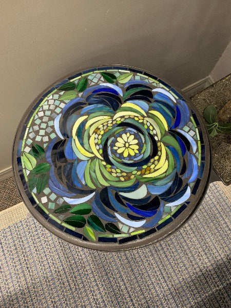 Quality Outdoor Living Made Easy. KNF Designs 18" Giovella Mosaic Top Side Table at Jacobs Custom Living Spokane Valley WA, 99037. Give yourself permission to relax.