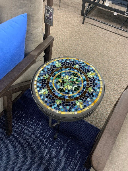 Quality Outdoor Living Made Easy. KNF Designs 18" Lake Como Mosaic Top Side Table at Jacobs Custom Living Spokane Valley WA, 99037. Give yourself permission to relax.