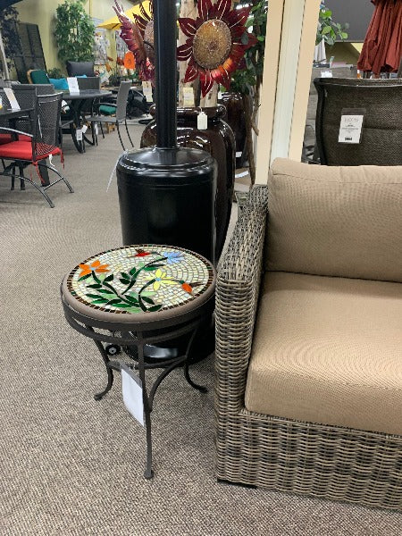 Quality Outdoor Living Made Easy. KNF Designs 18" Hummingbird Mosaic Top Side Table at Jacobs Custom Living Spokane Valley WA, 99037. Give yourself permission to relax.