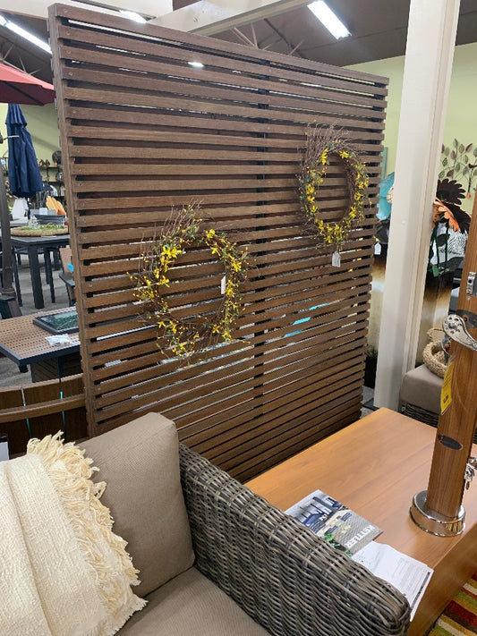 Kettler Java Teak Room Patio Divider Privacy at Jacobs Custom Living in Spokane Valley, WA. Shield your balcony, patio, or deck in panache with this splendid teak-crafted partition!