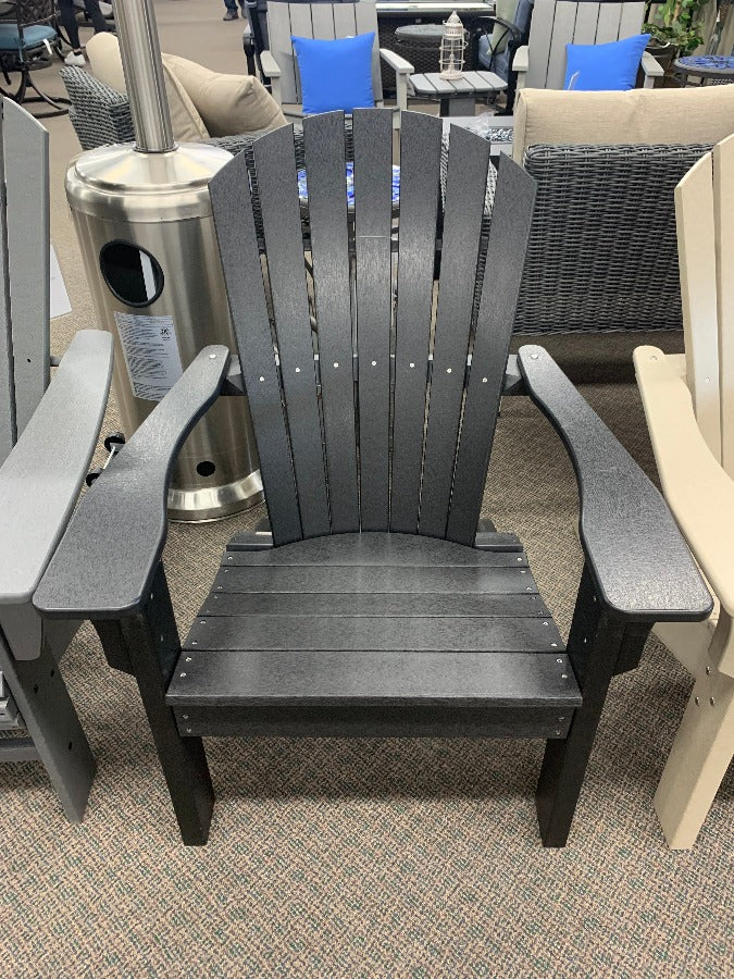 Seaside Casual Adirondack Shellback Chair. You have permission to relax with Sustainable outdoor living furniture from Jacobs Custom Living from Spokane, Wa.