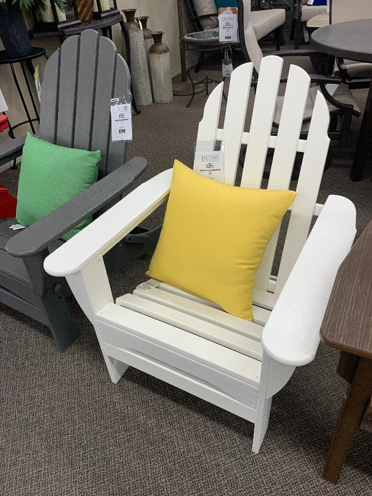 Polywood Classic Folding Adirondack Chair. You have permission to relax with Sustainable outdoor living furniture from Jacobs Custom Living from Spokane, Wa.