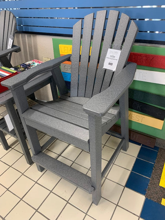 Seaside Casual Adirondack Shellback Balcony Chair. You have permission to relax with Sustainable outdoor living furniture from Jacobs Custom Living from Spokane, Wa.