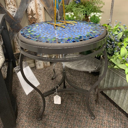 Quality Outdoor Living Made Easy. KNF Designs 18" Elements Opal Glass Mosaic Top Side Table at Jacobs Custom Living Spokane Valley WA, 99037. Give yourself permission to relax.