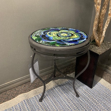 Quality Outdoor Living Made Easy. KNF Designs 18" Giovella Mosaic Top Side Table at Jacobs Custom Living Spokane Valley WA, 99037. Give yourself permission to relax.