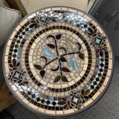 Quality Outdoor Living Made Easy. KNF Designs 18" Provence Mosaic Top Side Table at Jacobs Custom Living Spokane Valley WA, 99037. Give yourself permission to relax.