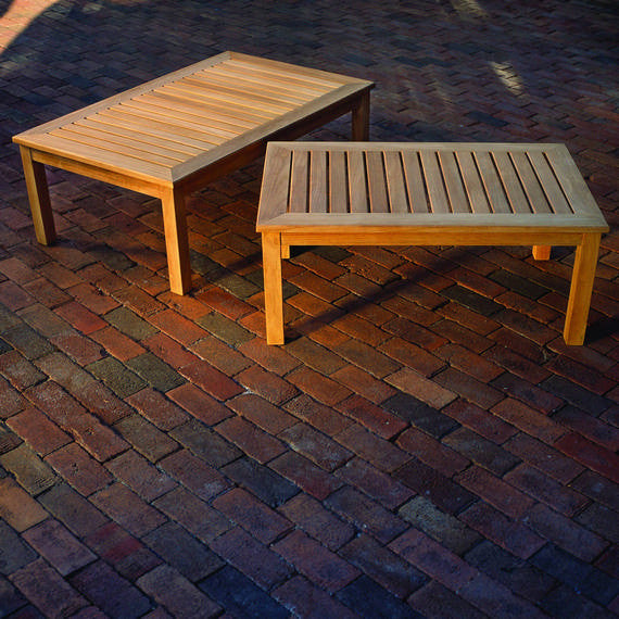 Kingsley-Bate Classic 38" x 25" Teak Patio Rectangle Coffee Table