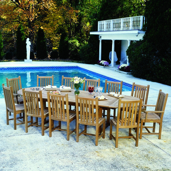 Kingsley-Bate Classic Outdoor Patio Dining Arm Chair