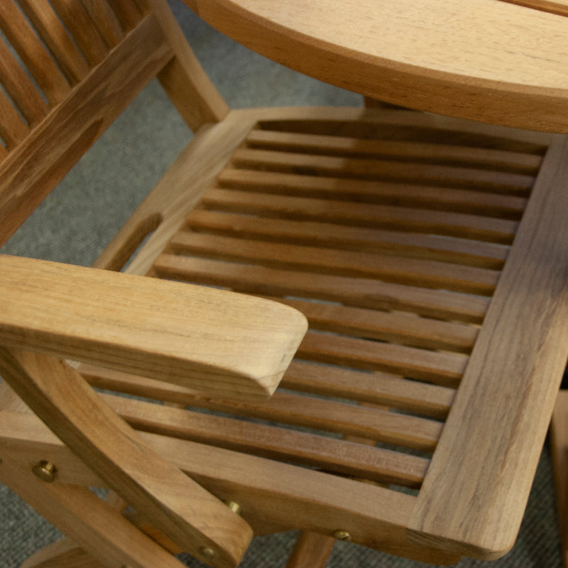 Kingsley-Bate Monterey Teak Outdoor Patio Folding Side Chair