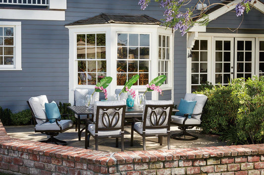 Shop Local Spokane Valley, WA for the best outdoor patio dining arm chairs from Patio Renaissance available at Jacobs Custom Living in Spokane Valley, WA 