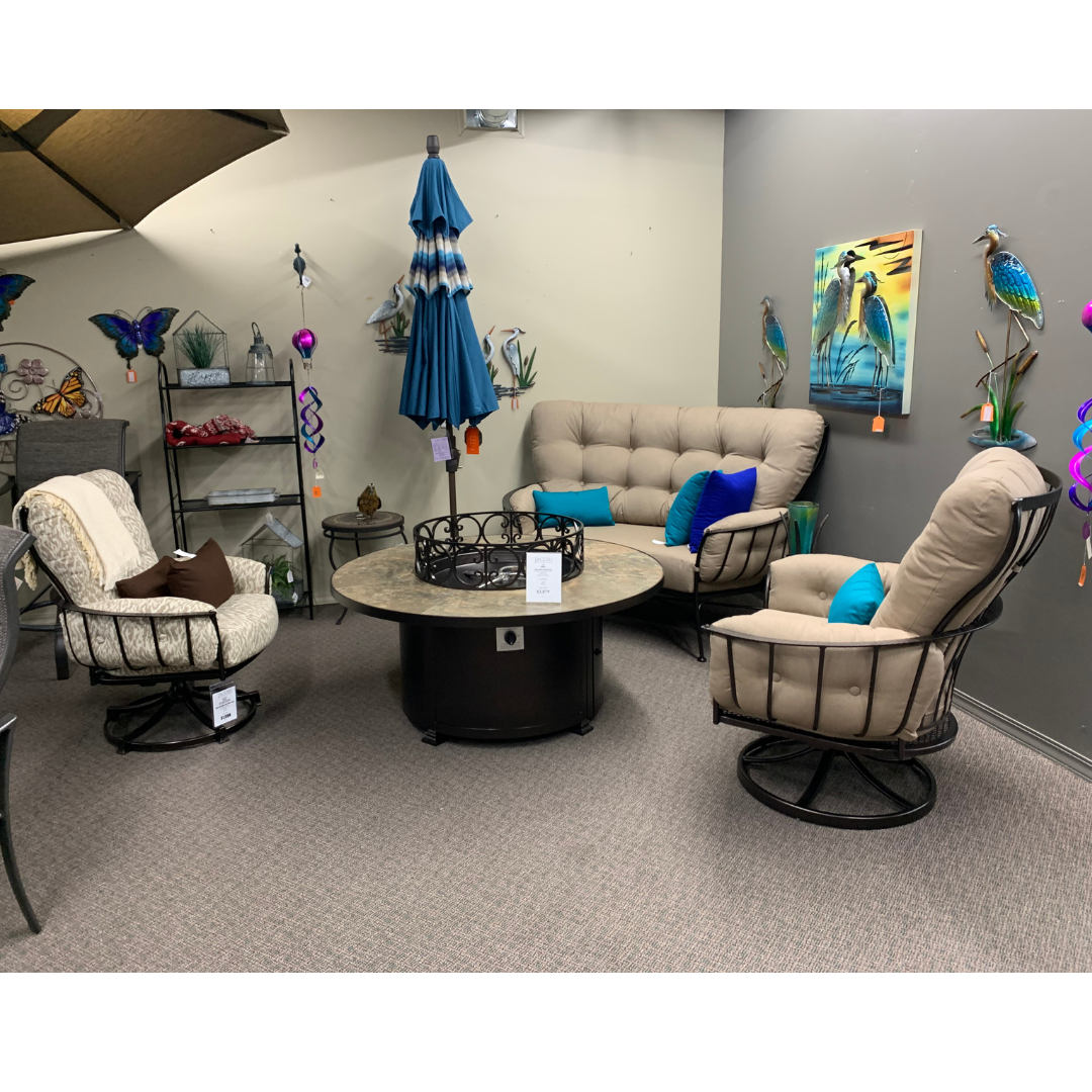 OW Lee Monterra Swivel Rocker Lounge Chair | Jacobs Custom Living