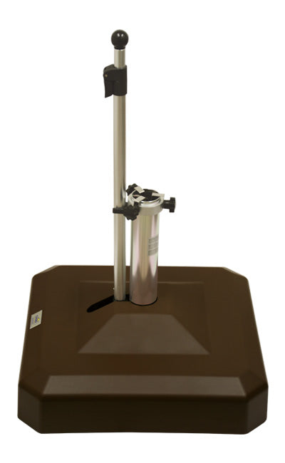 Oasis Rolling Base 100lb Zinc Plated Square Umbrella Base