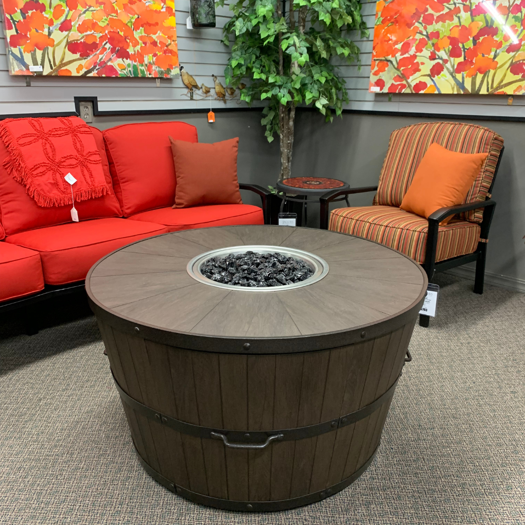 Patio Renaissance 42" Round Old World Fire Pit w/Lid is available at Jacobs Custom Living in Spokane Valley, WA.