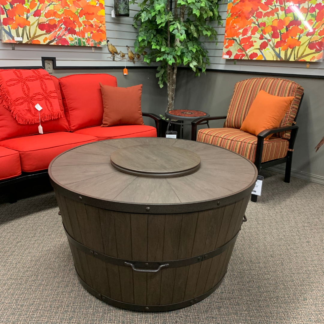 Patio Renaissance 42" Round Old World Fire Pit w/Lid is available at Jacobs Custom Living in Spokane Valley, WA.