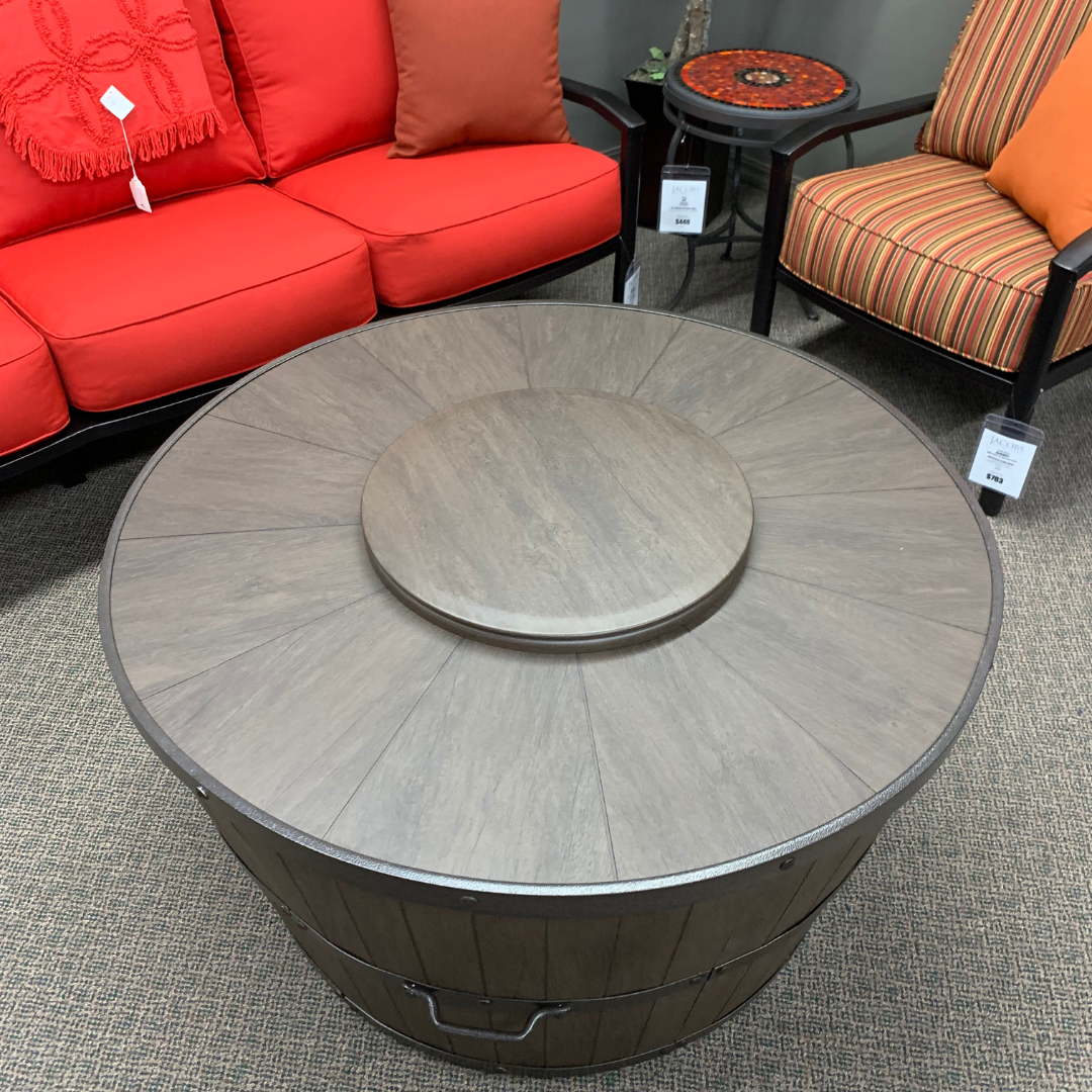 Patio Renaissance 42" Round Old World Fire Pit w/Lid is available at Jacobs Custom Living in Spokane Valley, WA.