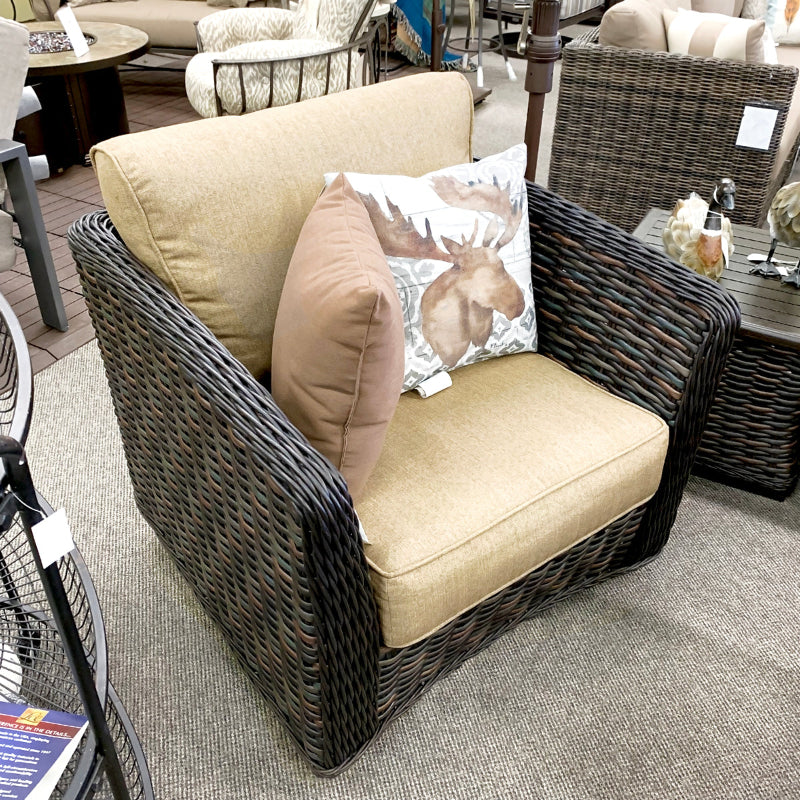 Patio Renaissance Outdoor Patio Deep Seating Swivel Glider
