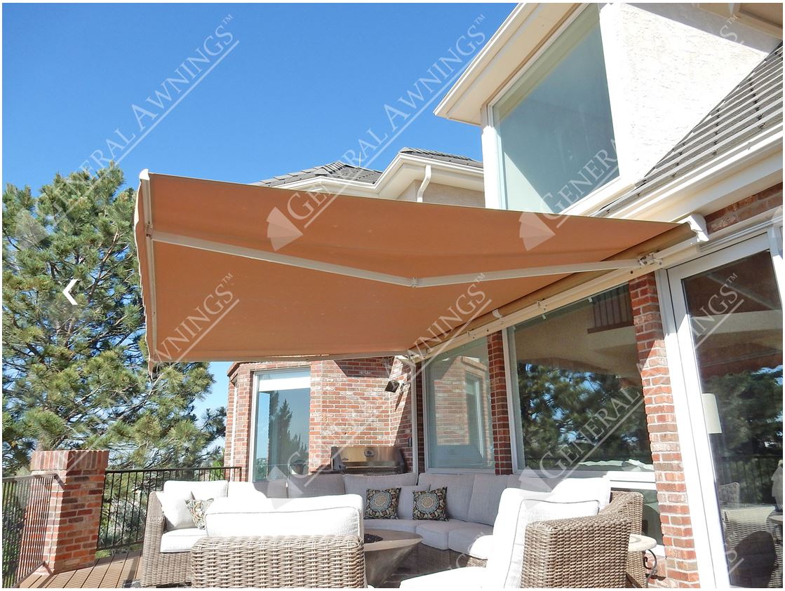 Valencia Semi-Cassette Retractable Outdoor Patio Awning 