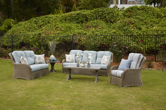 Shop Local Spokane Valley, WA for the best outdoor patio loveseats from Patio Renaissance available at Jacobs Custom Living in Spokane Valley, WA